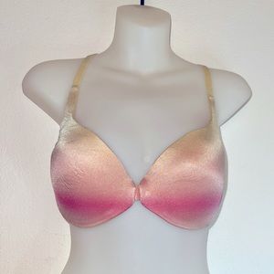 Victoria’s Secret Pink Ombré Bra racer back bra 36b with front clasp
